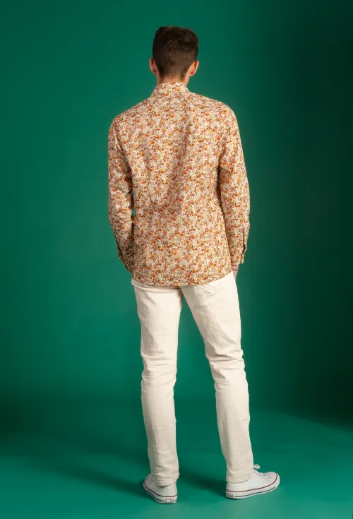 Looking good in Liberty Long Sleeve Shirt 'Autumn Sunset'